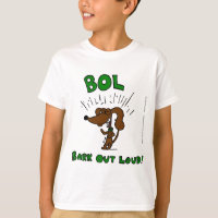 Midge "BOL Bark Out Loud" Kids Basic T-Shirt