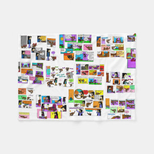 Midge Comics Fleece Blanket