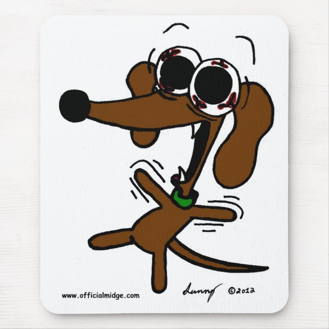 Midge Freakin' Out Mousepad (Front)