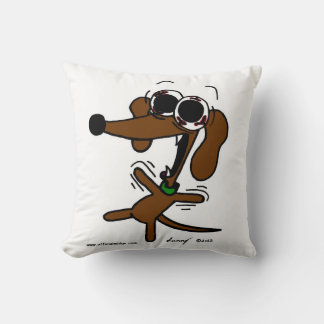 Midge Freakin' Out Pillow - Black