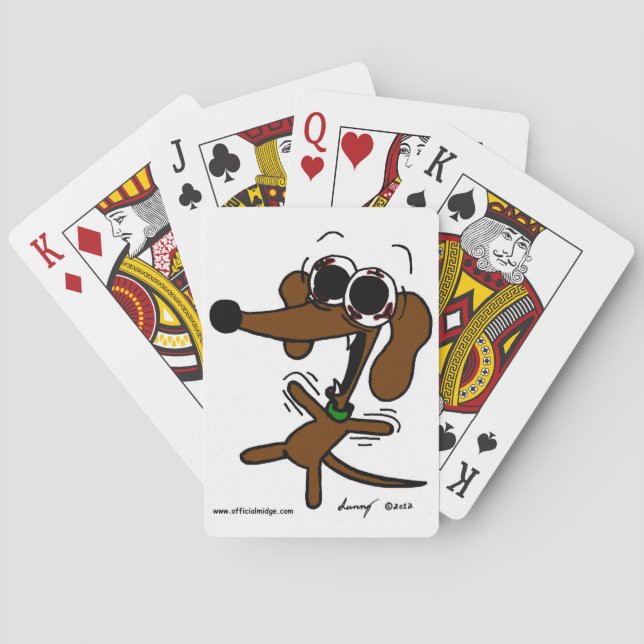 Midge Freakin' Out Playing Cards (Back)