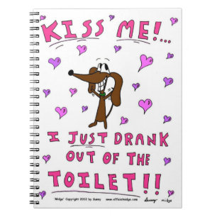 Midge "KISS ME" Notebook