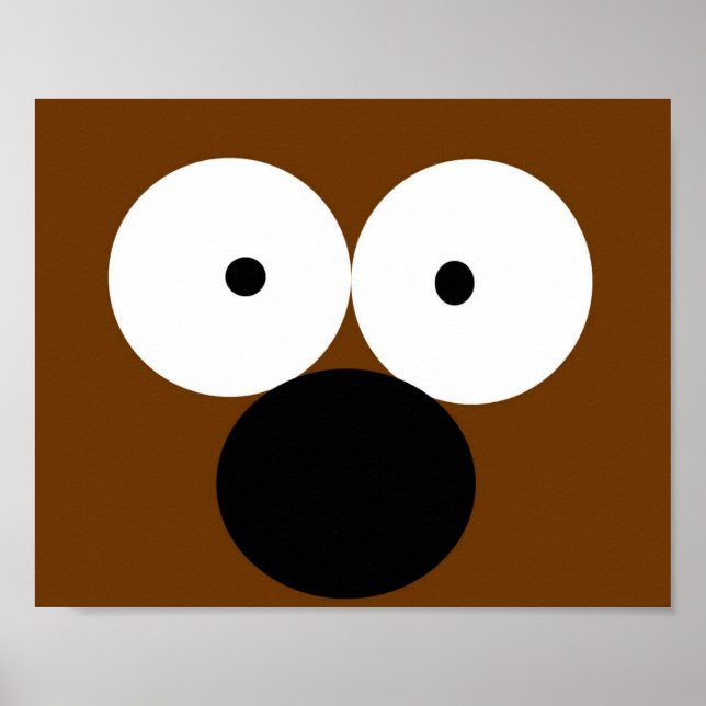 Midge Minimalist Face Poster (Front)