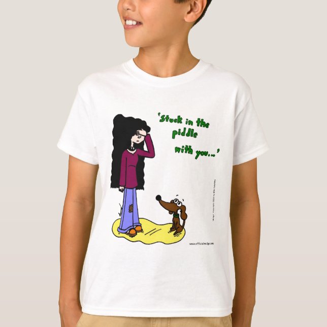 Midge "Stuck In Piddle With You" Kids Basic Tee (Front)