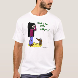 Midge "Stuck In The Piddle With You" Adult Basic T T-Shirt
