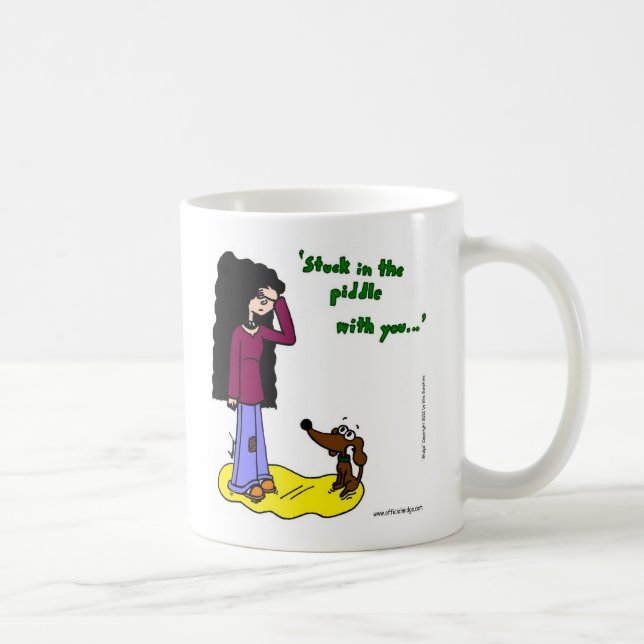 Midge "Stuck In The Piddle With You" Mug (Right)