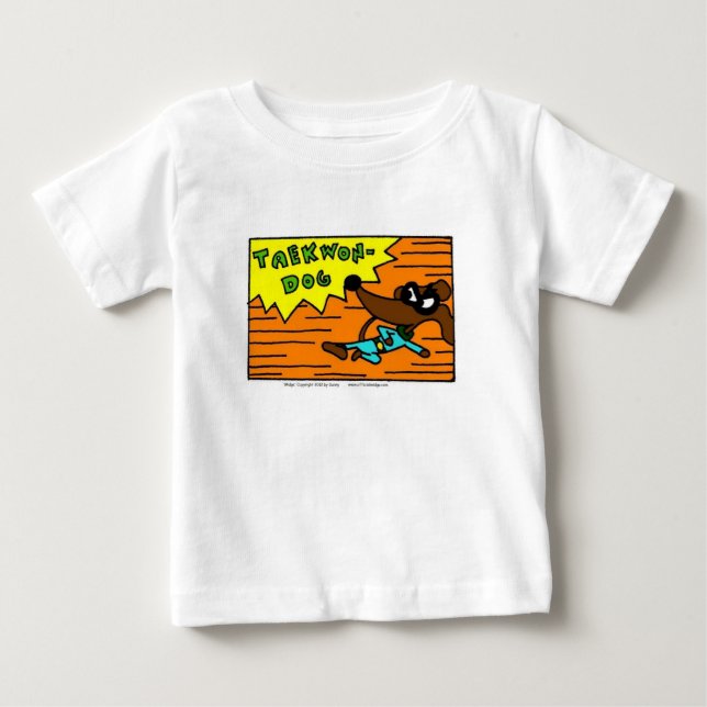 Midge "TAEKWON-DOG" Infant T-Shirt (Front)