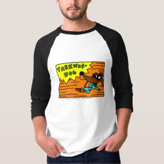 Midge "TAEKWON-DOG" Mens Raglan T-Shirt