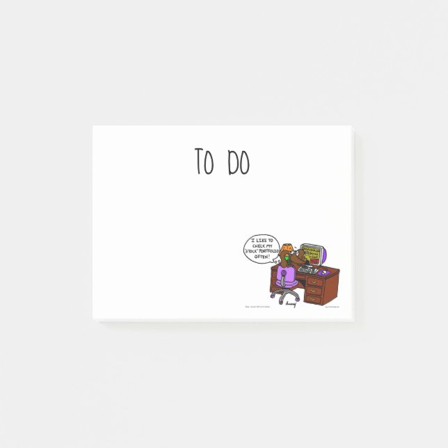 Midge "TO DO" List Post-It Notes (Front)