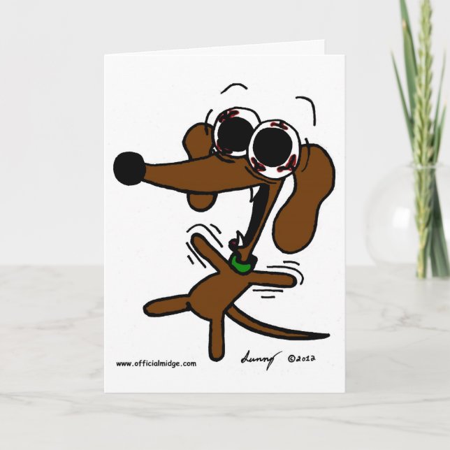 Midge "You're HOW Old?!" Happy Birthday Card (Front)