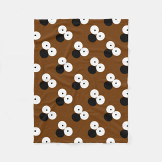 Midge's Eyes and Nose Fleece Blanket