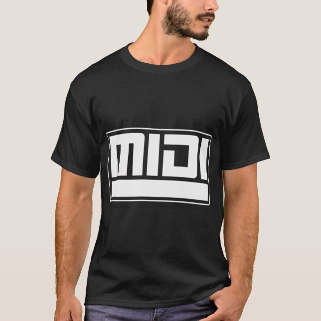 MIDI - Musical Instrument Digital Interface T-Shirt (Front)