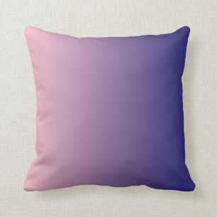 Midight Blue Pink Ombre Cushion