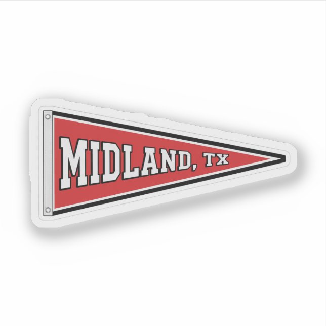 Midland pennant, Texas (Front)