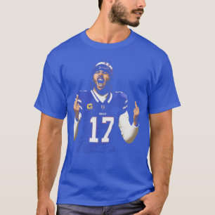 Midle finger josh allen retro T-Shirt