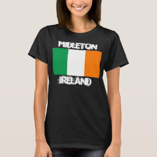 Midleton, Ireland with Irish flag T-Shirt