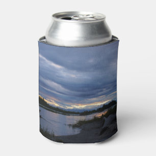 Midnight Alaska Sunset Can Cooler