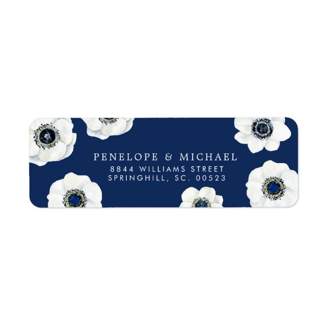 Midnight Anemone | Floral Wedding (Front)