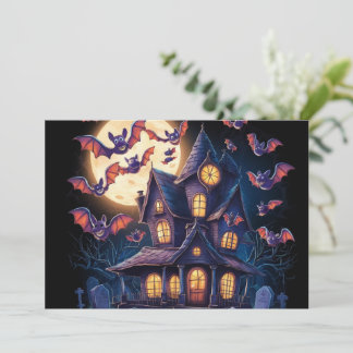 Midnight at the Haunted Estate Invitation