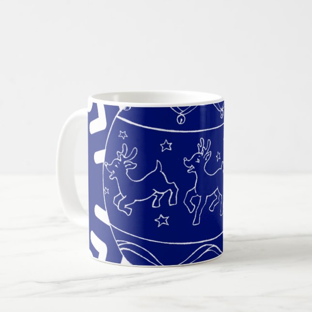 Midnight Baby Reindeer Coffee Mug (Front Left)