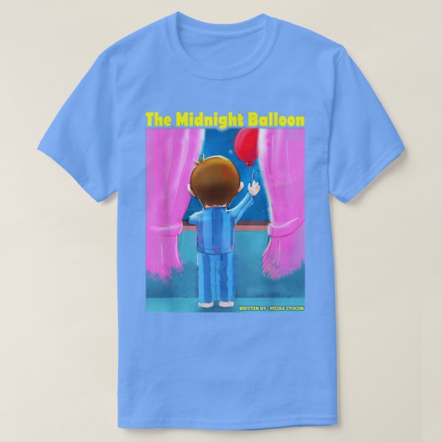Midnight Balloon Cover  T-Shirt (Design Front)