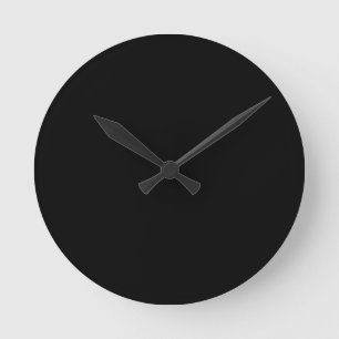 Midnight Black Clock