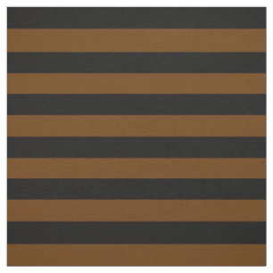 Midnight black, Coco brown stipe, stripes Fabric