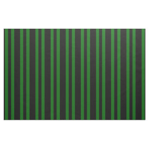 Midnight black, Island green stipe, stripes Fabric