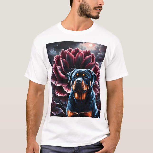 Midnight Bloom Guardian – Eternal Bloom Companions T-Shirt (Front)