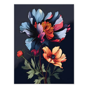 Midnight Bloom Photo Print