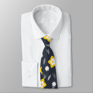 Midnight Bloom Tie