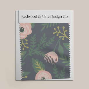 Midnight Blooms Fabric