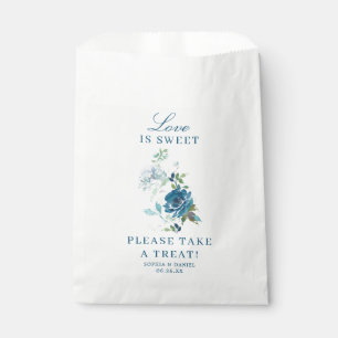 Midnight Blooms Floral Favour Bag Love is Sweet