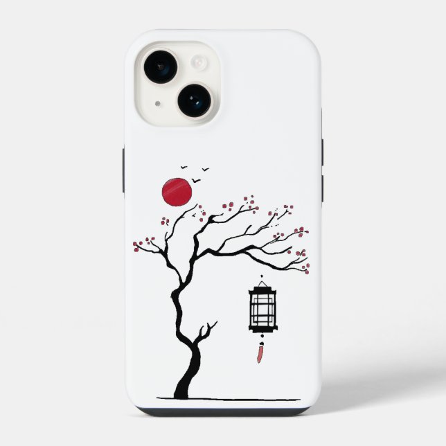 "Midnight Blossom" iPhone Case (Back)
