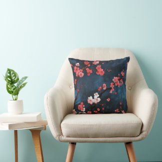 Midnight Blossoms Cushion