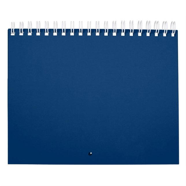 Midnight Blue Custom Binder – Elegant & Versatile Calendar (Cover)