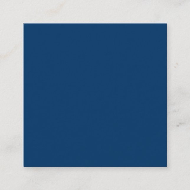 Midnight Blue Custom Discount Card (Front)