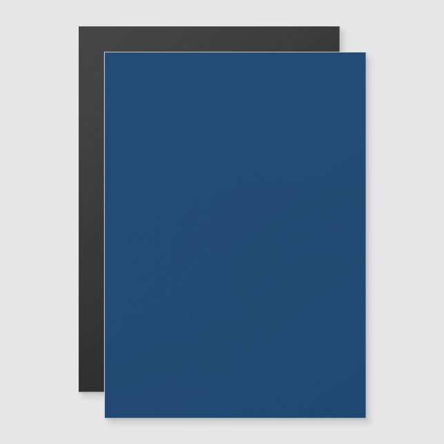 Midnight Blue Custom Magnetic Card (Front/Back)