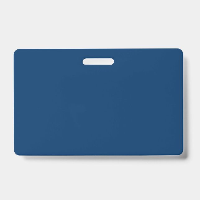 Midnight Blue Custom Name Badge – Bulk Orders ID Badge (Front)
