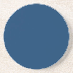 Midnight Blue Custom Sandstone Coaster