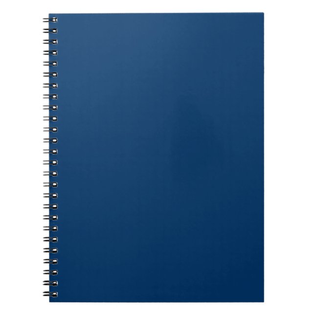 Midnight Blue Custom Spiral Notebook – Bulk Orders (Front)