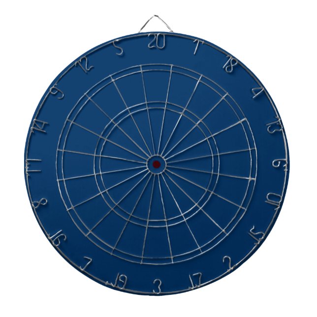 Midnight Blue Customisable Dartboard (Front)