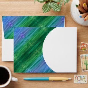 Midnight blue flows artistic gradient envelope