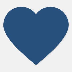 Midnight Blue Heart Stickers – Customisable