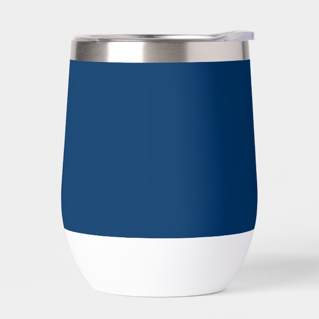 Midnight Blue Insulated Tumbler – Customisable (Left)