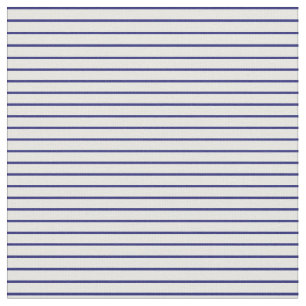 Midnight Blue & Mint Cream Pattern Fabric