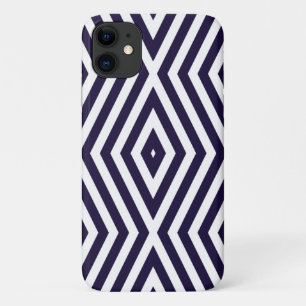 Midnight Blue Moods Diamond Chevrons Case-Mate iPhone Case