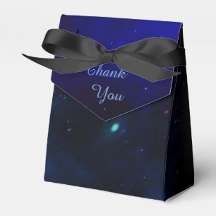 Midnight Blue Sky with Stars Favour Box