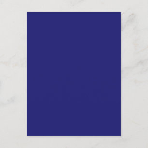 Midnight Blue Solid Color Postcard