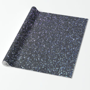 Midnight Blue Spark Like Style Wrapping Paper